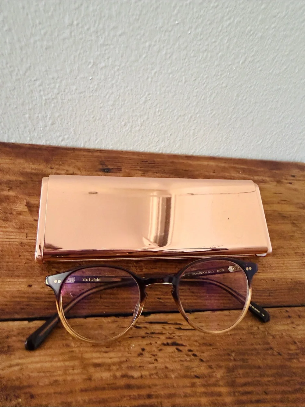 Mr. Leight - Marmont C in Goldenrod Glasses